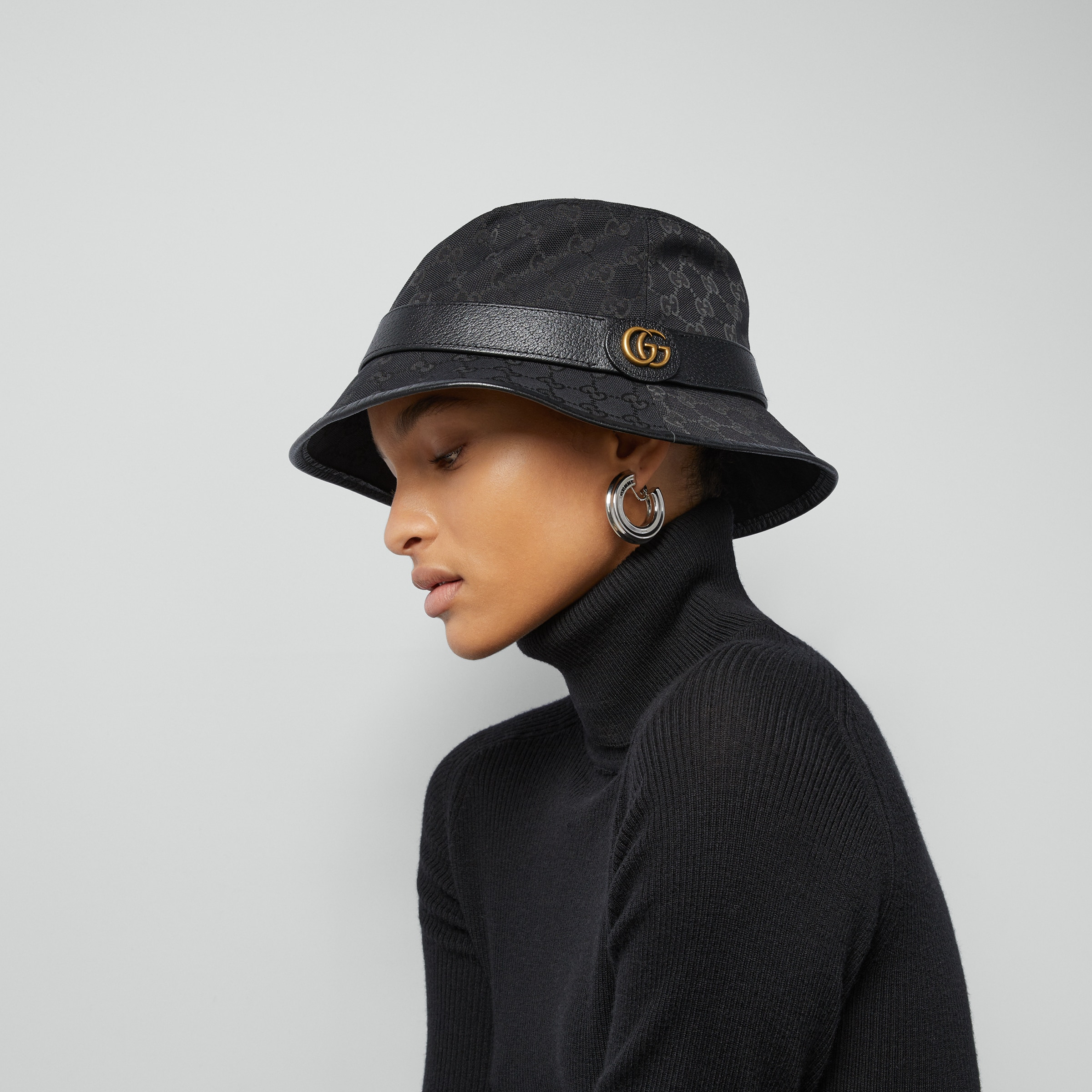 GG canvas bucket hat with Double G - 4