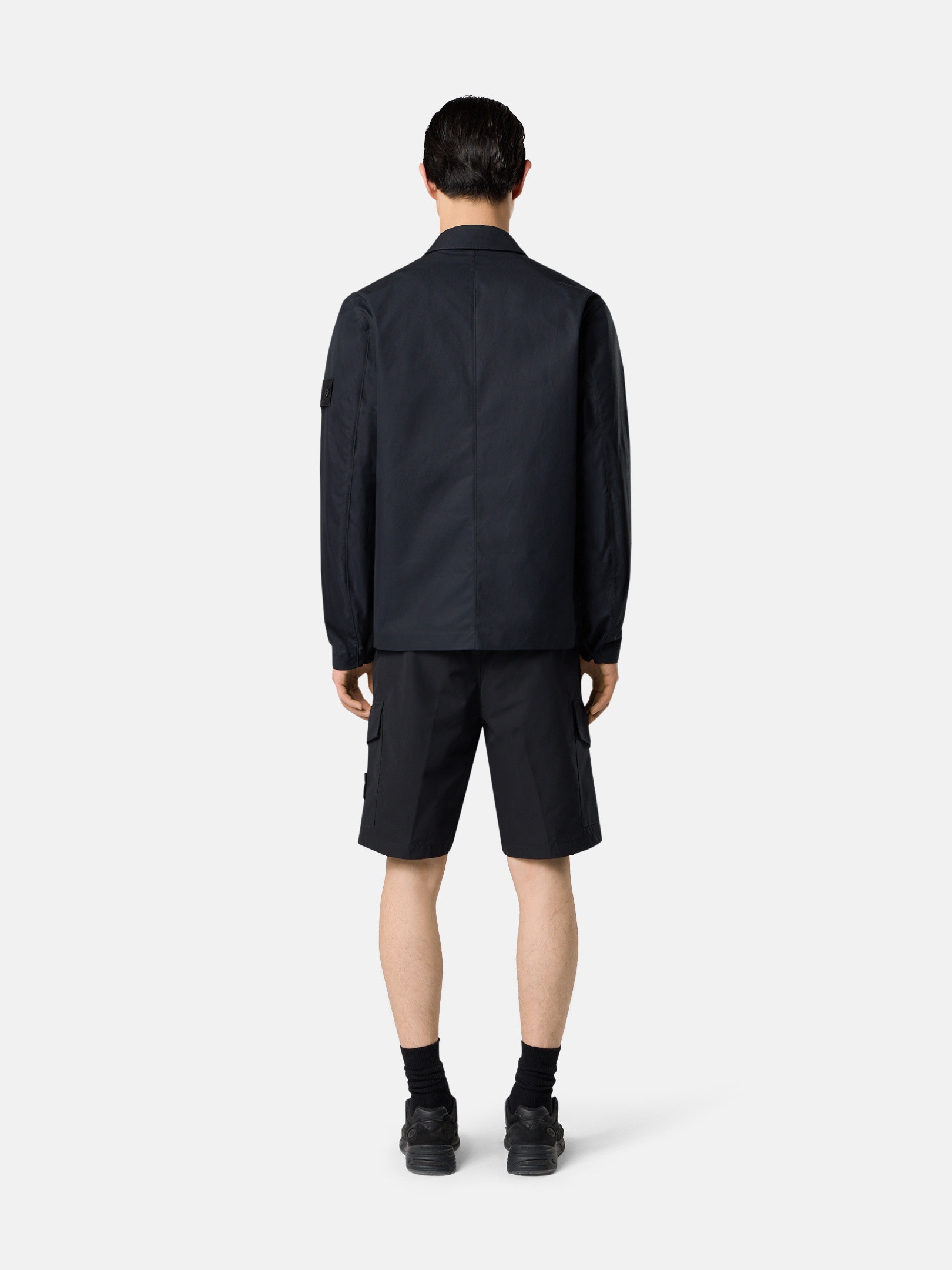 L100014 WEATHERPROOF COTTON CANVAS_STONE ISLAND GHOST - 5