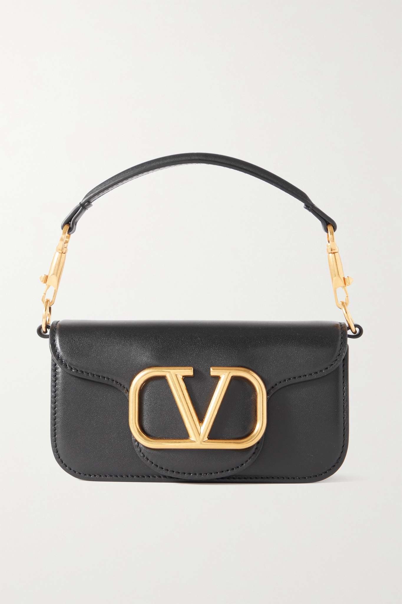 Valentino Garavani VLOGO leather shoulder bag - 1