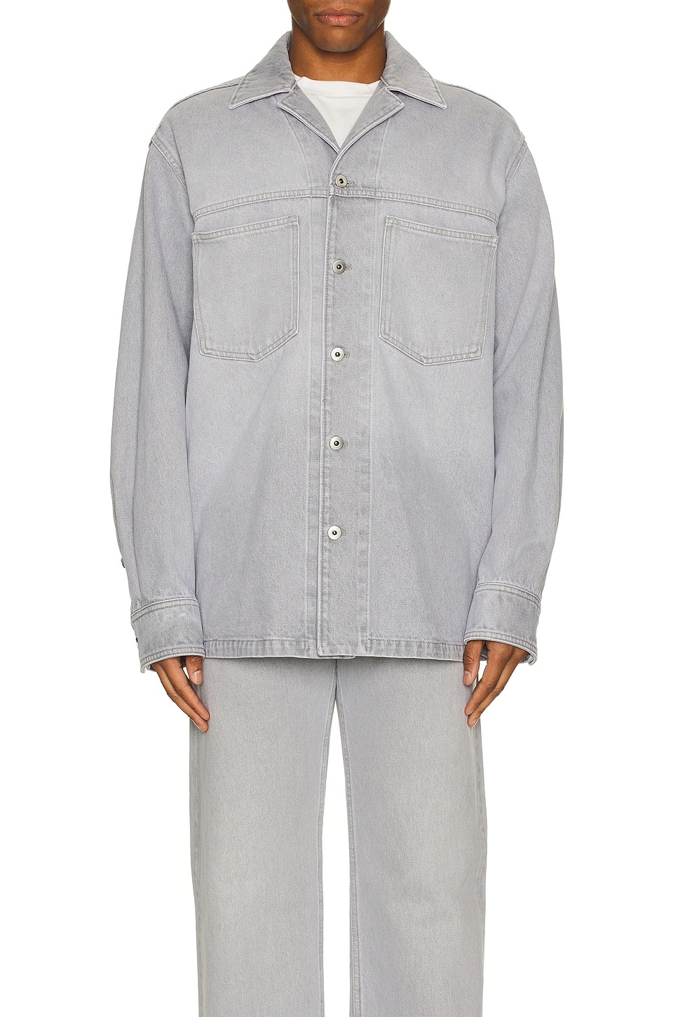 Washed Denim Shirt - 3