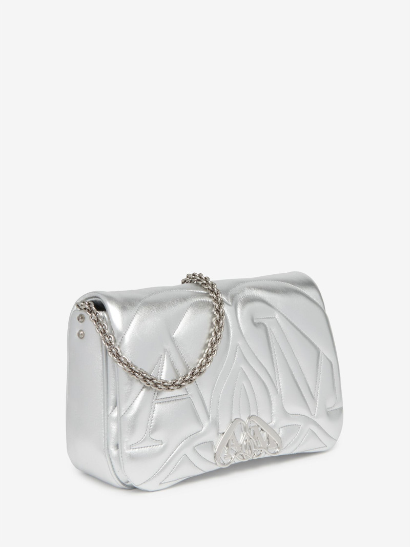 Alexander McQueen Women's The Seal Bag in Silver outlook