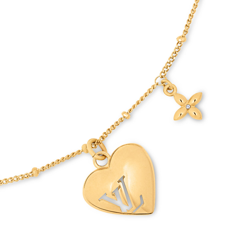 Louis Vuitton Blooming Heart Necklace outlook