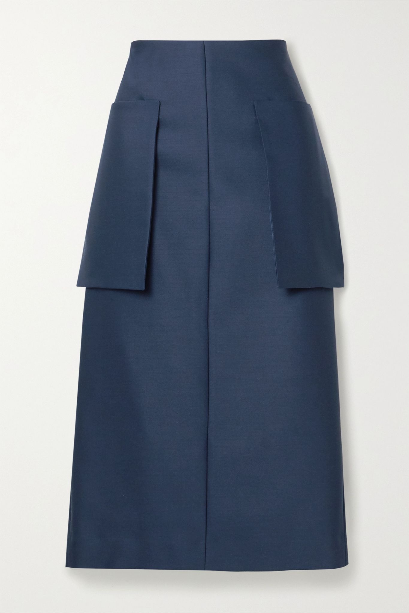 Jenna wool-blend midi skirt - 1