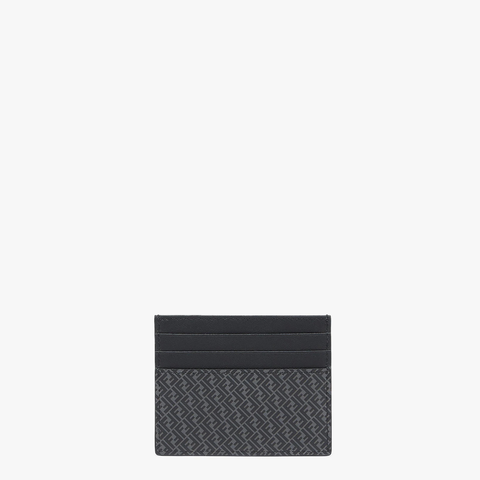 Black leather card holder - 1