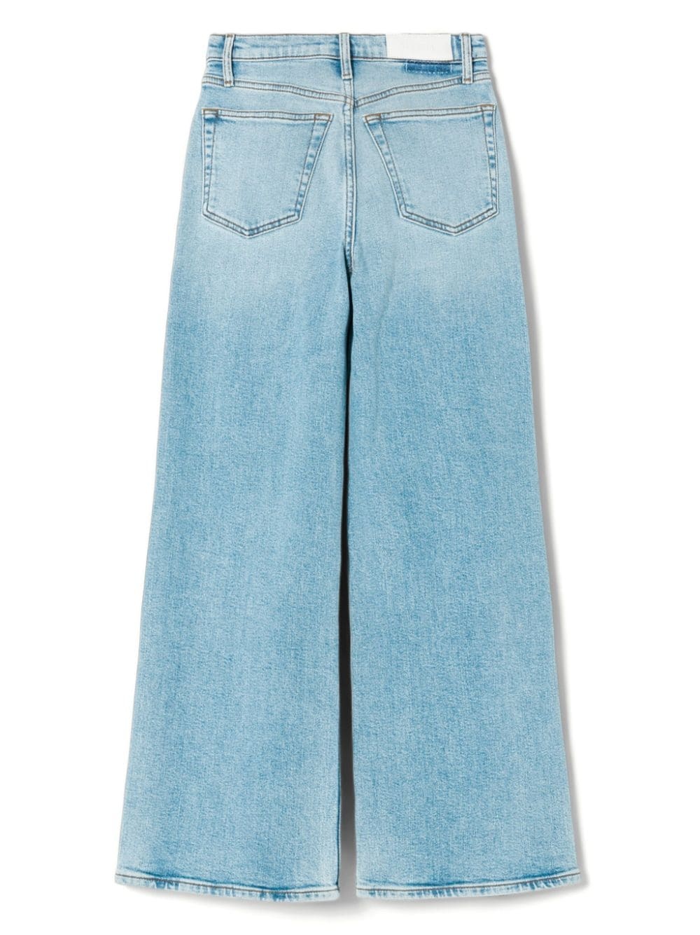 wide-leg cropped jeans - 7