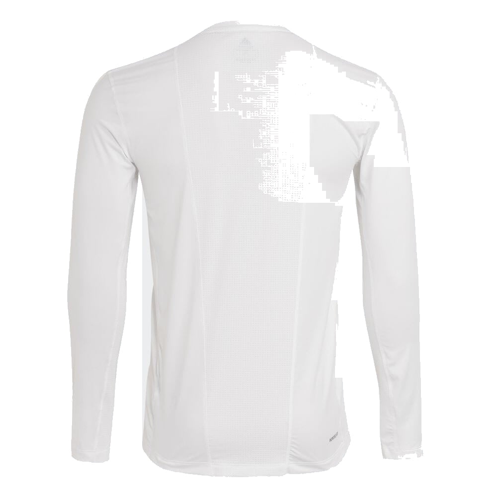 adidas Tech Fitted Long Sleeve T-Shirt 'White Black' GL9893 - 2