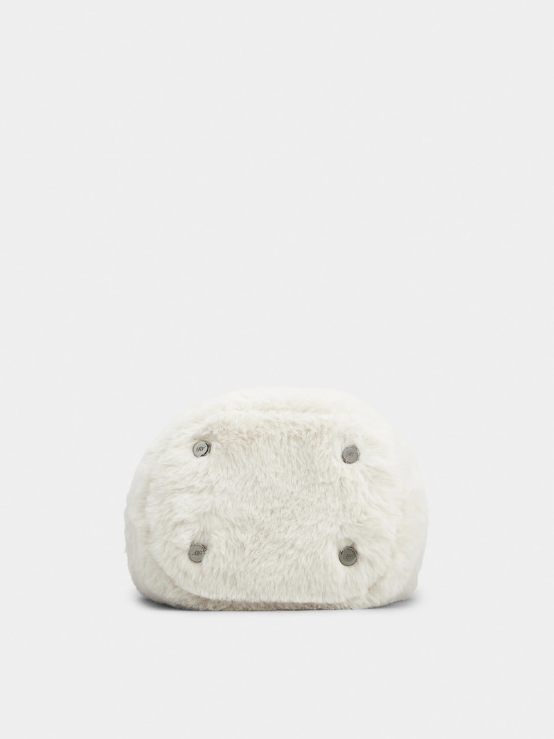 Très Vivier Bucket Bag in faux fur 6