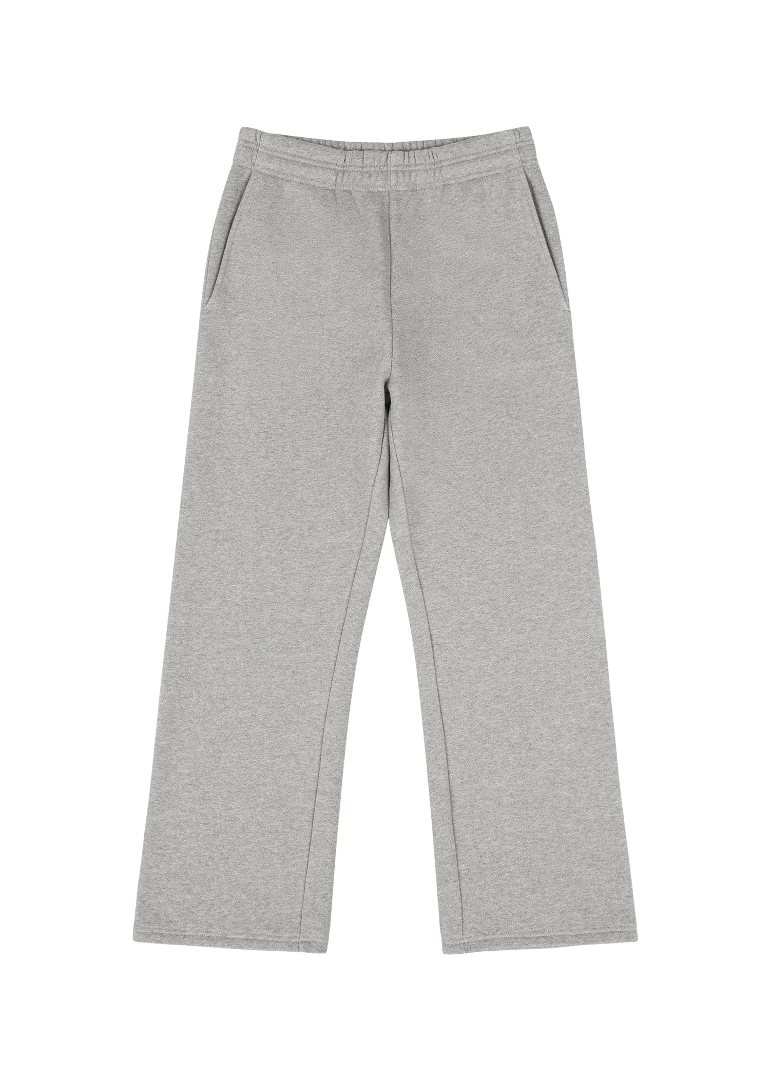 STRAIGHT LEG SWEATPANT GREY MARLE - 1