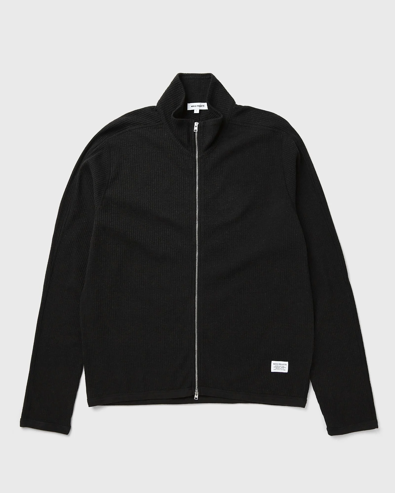 Teno Cotton Hemp Military Rib Zip Cardigan - 1