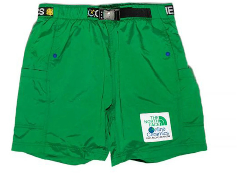 The North Face x Online Ceramics Cargo Shorts Green 1