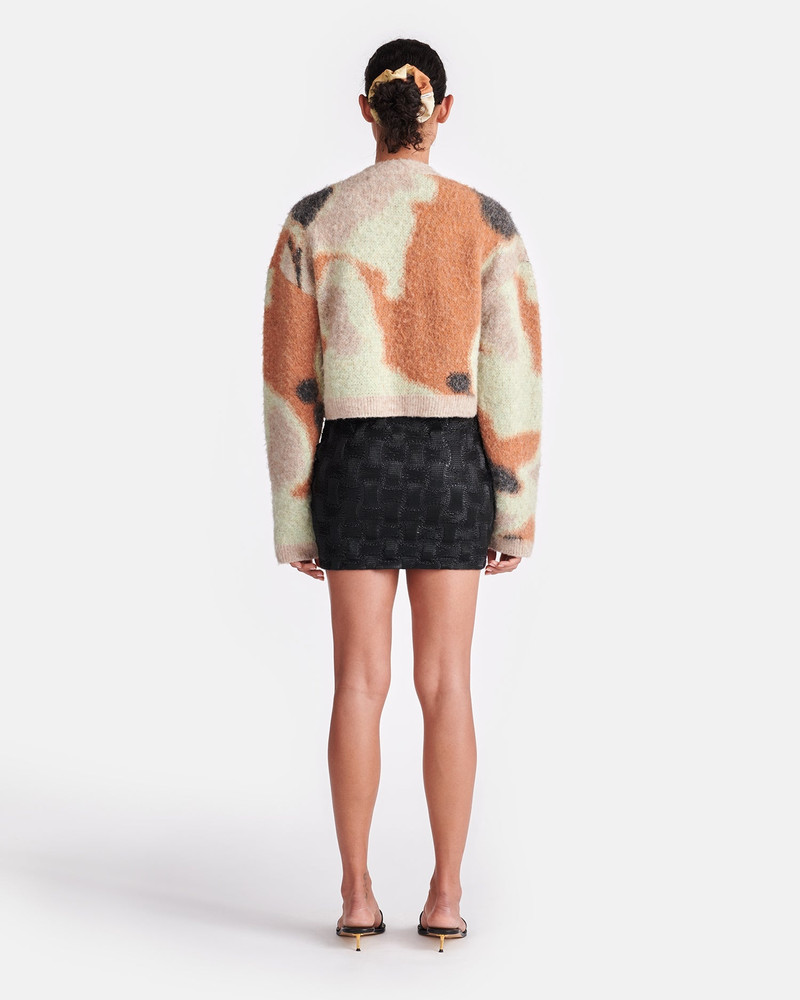 Cropped Brushed-Alpaca Cardigan 5