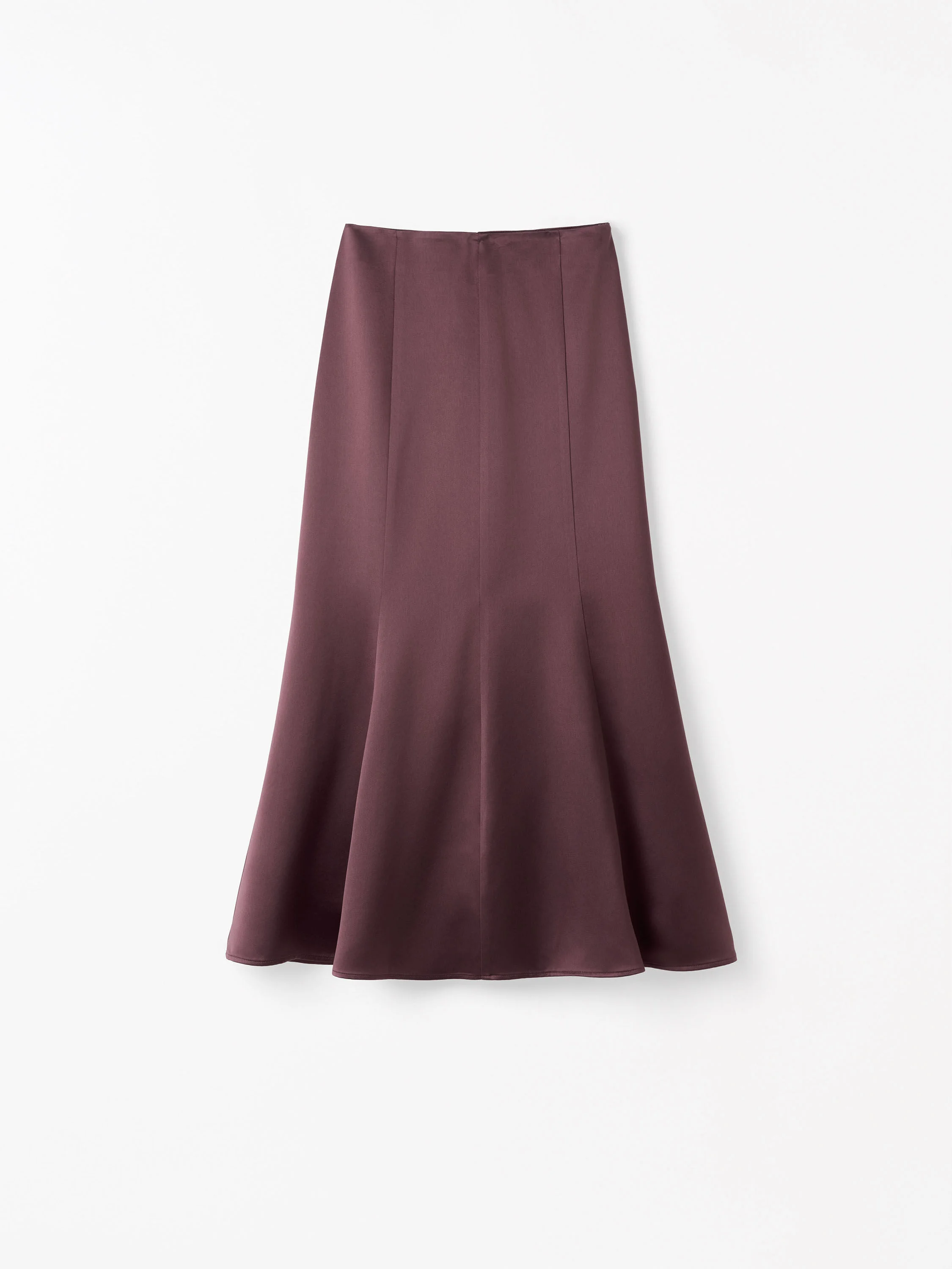 Ilona Ankle Satin Skirt - 1