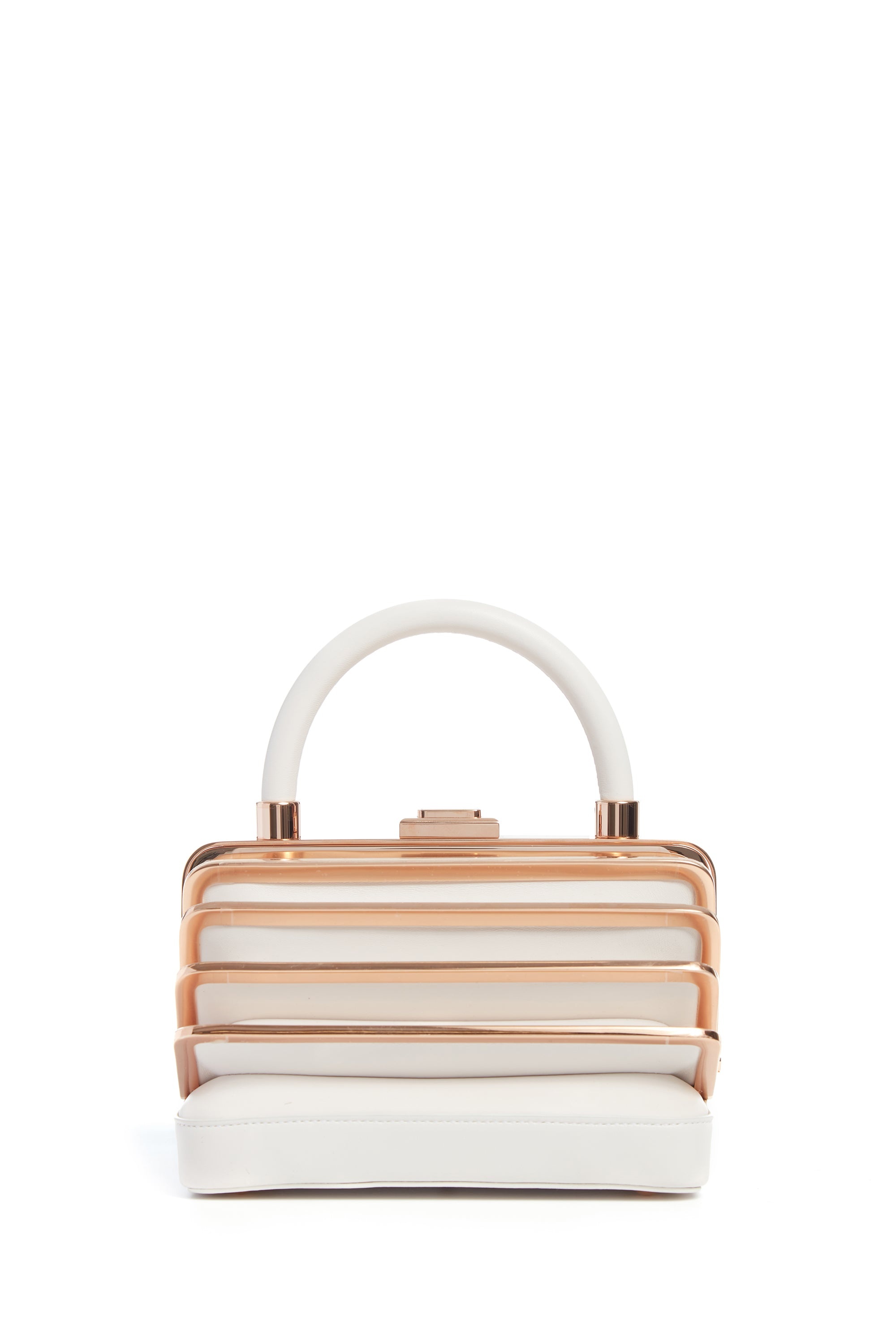 Diana Midas Bag in Ivory Nappa Leather - 2