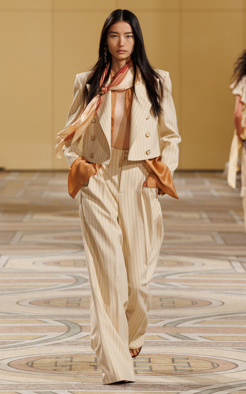 Zimmermann Hypnotic Pinstripe Wool Pant stripe outlook