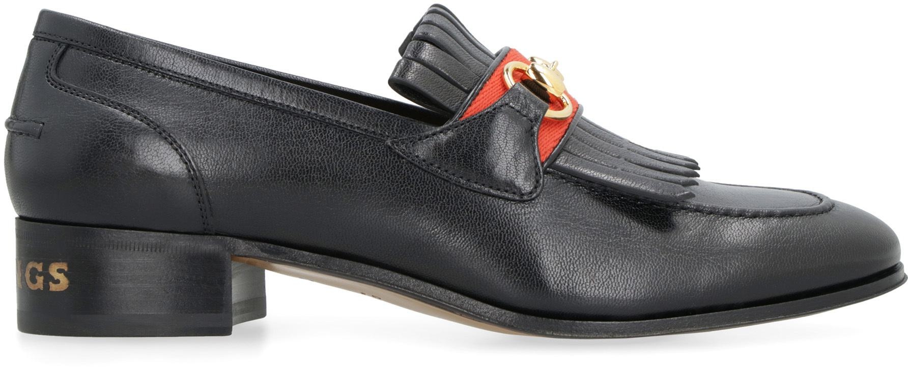 GUCCI HORSEBIT LEATHER LOAFERS - 2