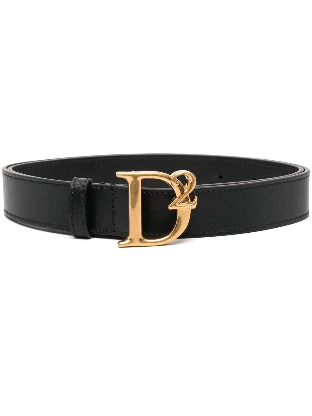 logo buckle belt - 1