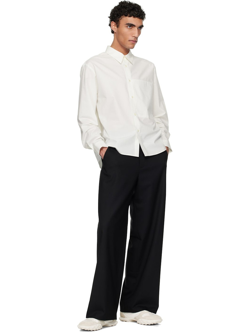 AMOMENTO Off-White Basic Pocket Shirt outlook