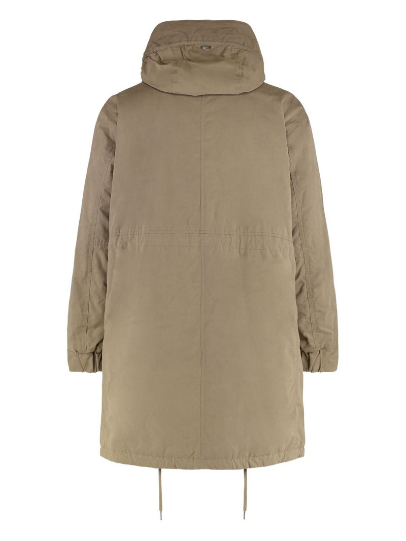 Herno drawstring-hood parka outlook