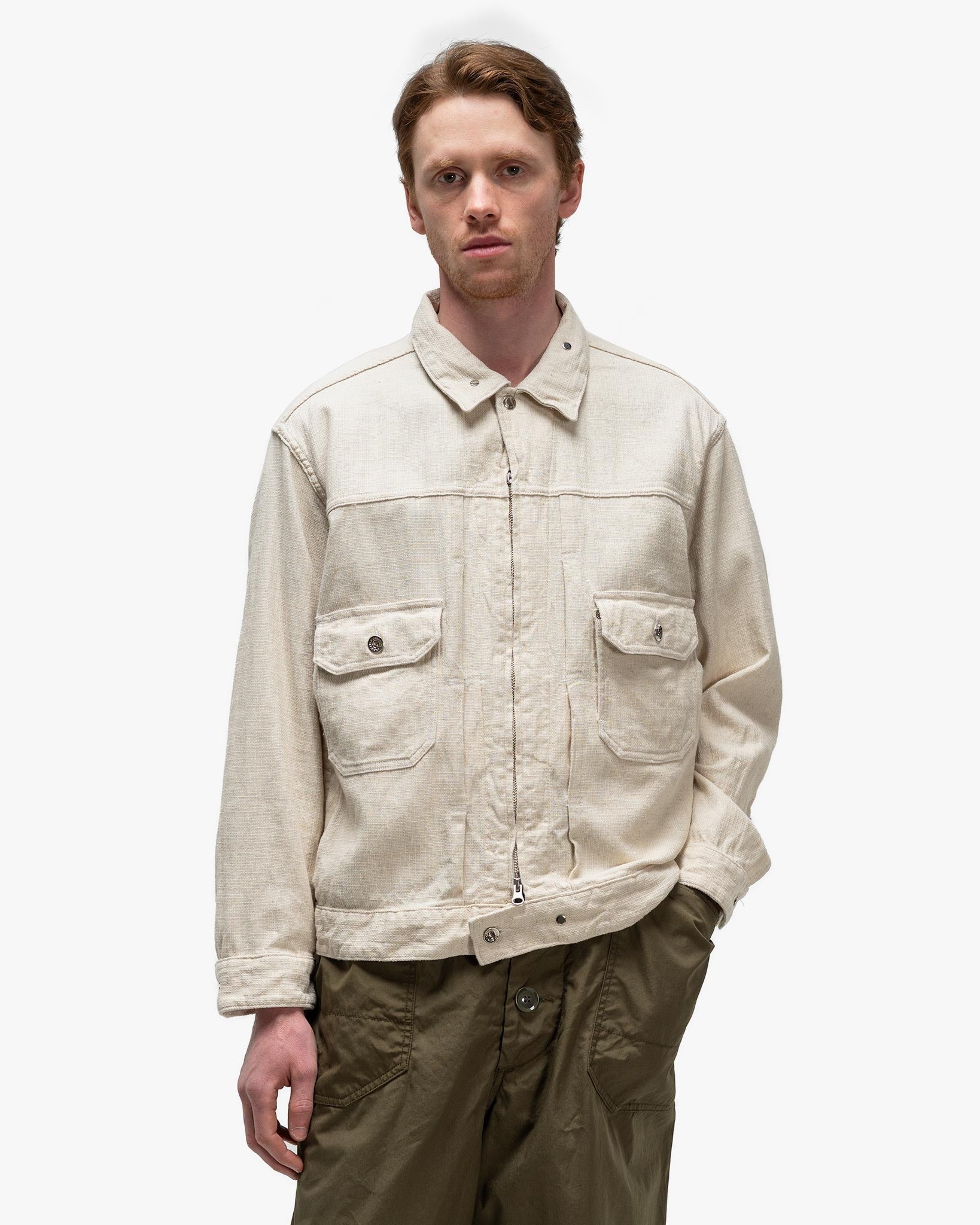 Trucker Jacket CL Java Cloth Natural - 4