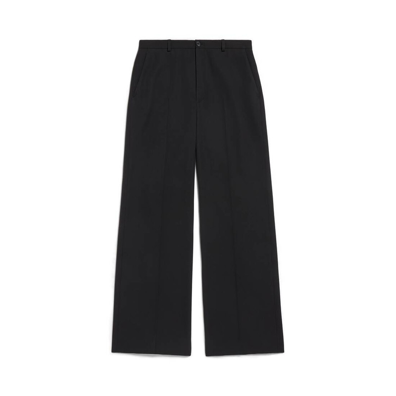 Regular Fit Tailored Pants in Black 1