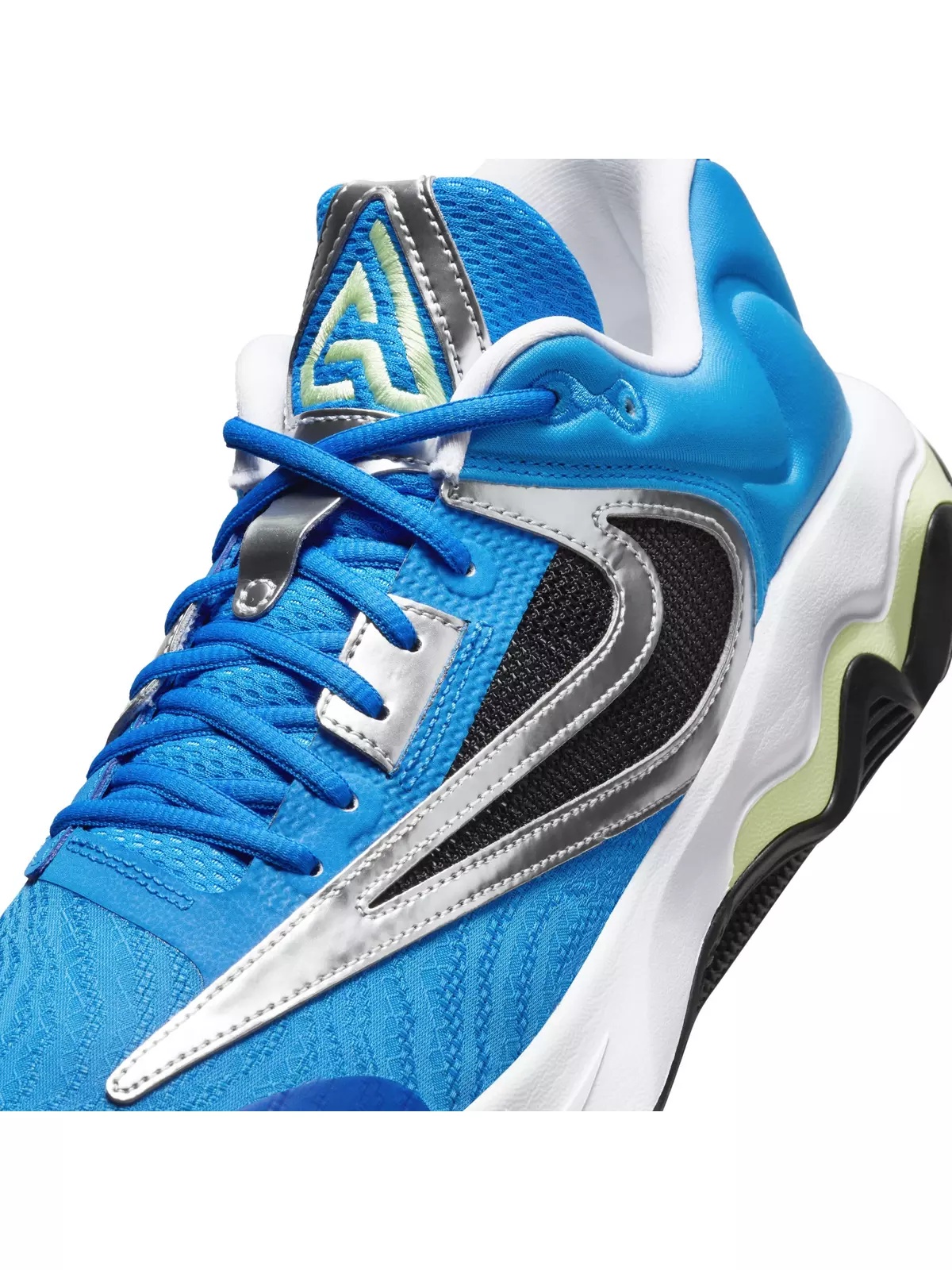 Giannis Immortality 3 "Photo Blue/Barely Volt/White/Black" Men's Basketball Shoe - 7