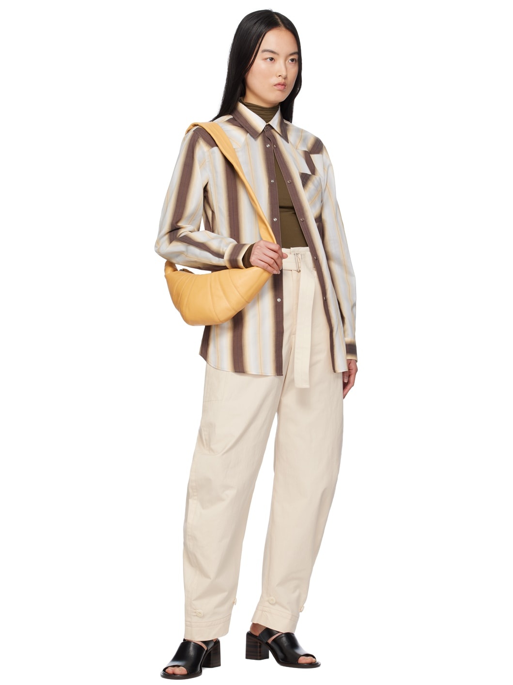 Brown Second Skin Turtleneck - 5