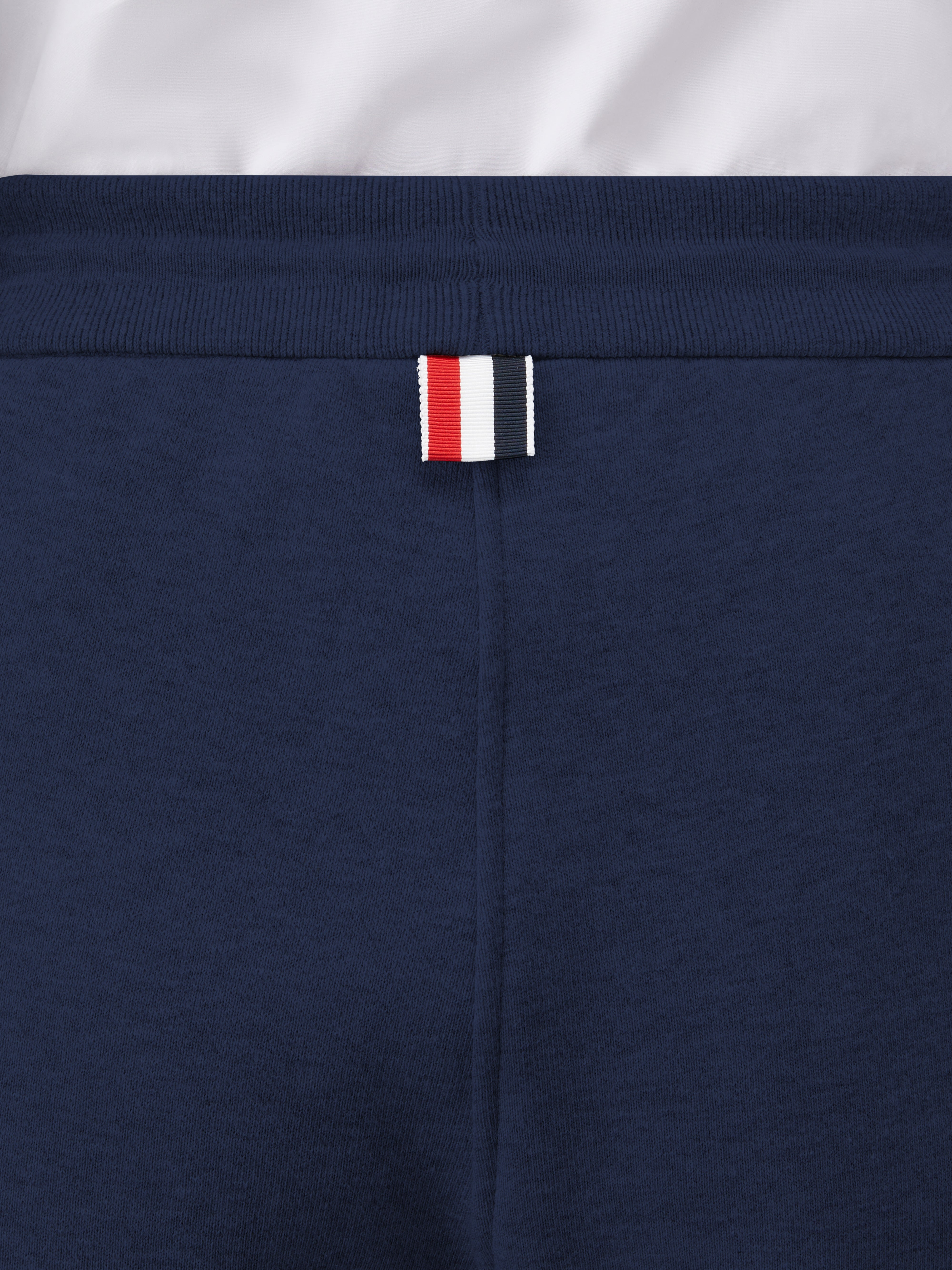 Navy Cotton Loopback Knit Engineered 4-bar Classic Sweatpant - 6