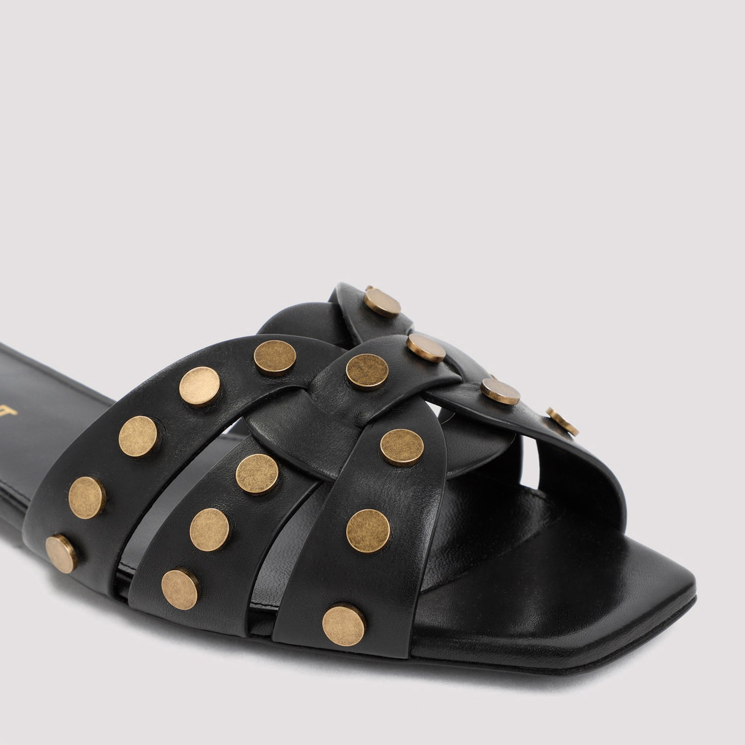 Saint Laurent Leather Tribute Sandals Women - 4