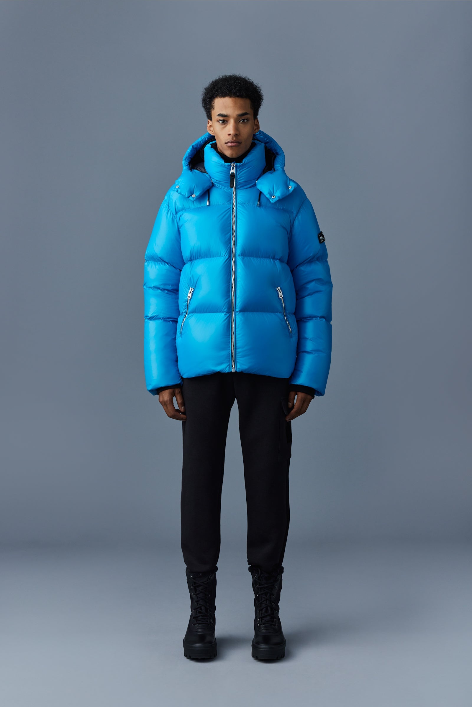 KENT-Z lustrous down jacket with hood - 2