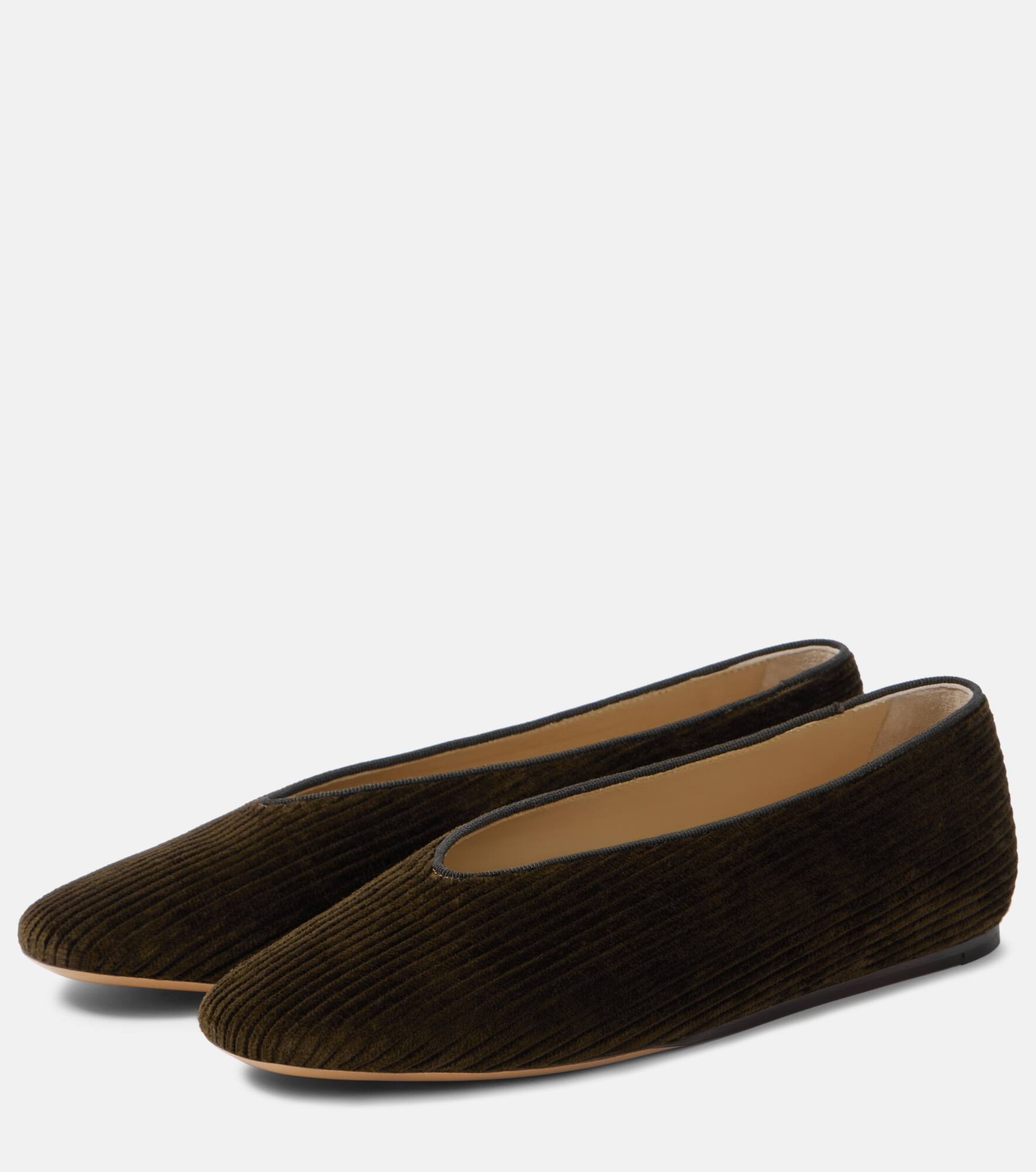Regency velvet ballet flats - 4