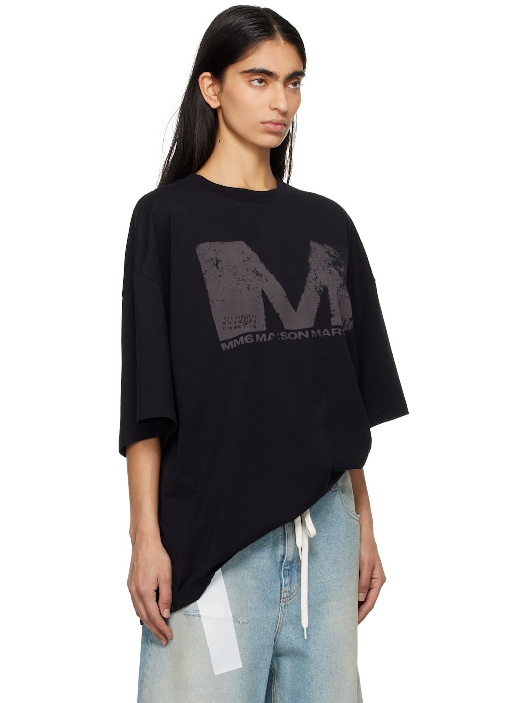 Black Sunbleached Logo T-shirt - 2
