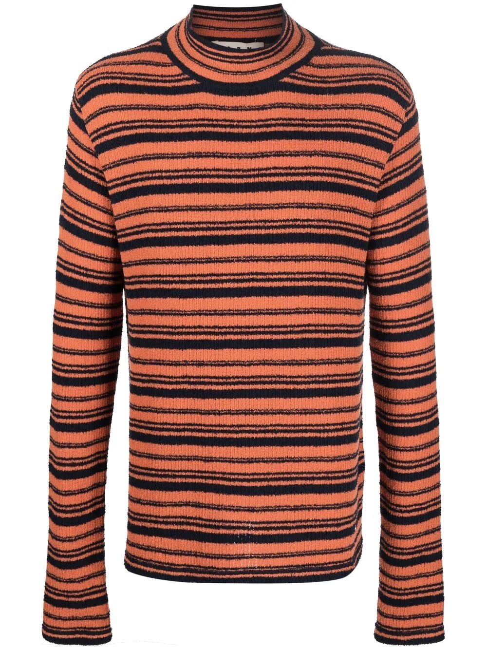 two-tone striped jumper - 1