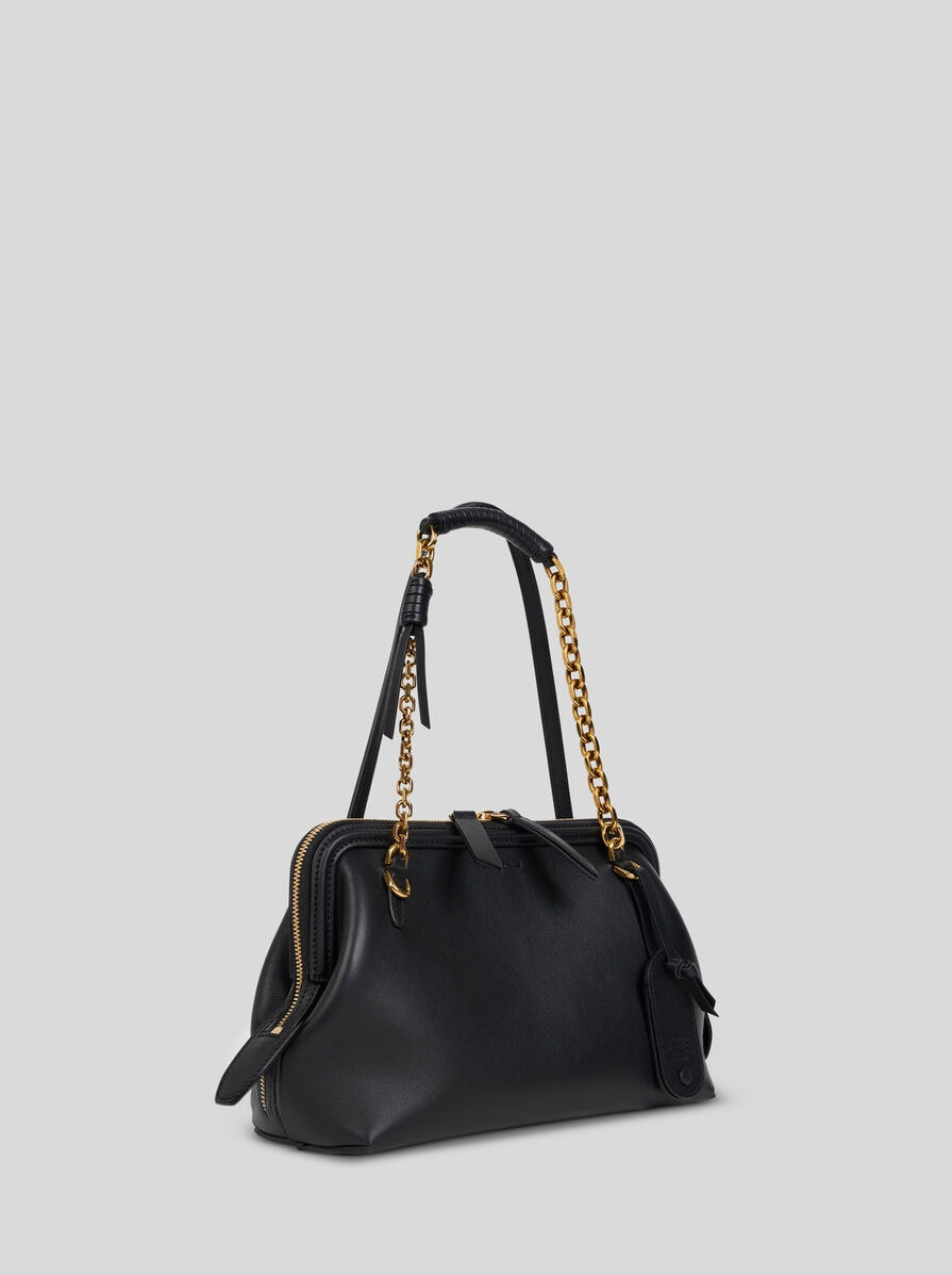 SMALL LEATHER DOC SHOULDER BAG - 5
