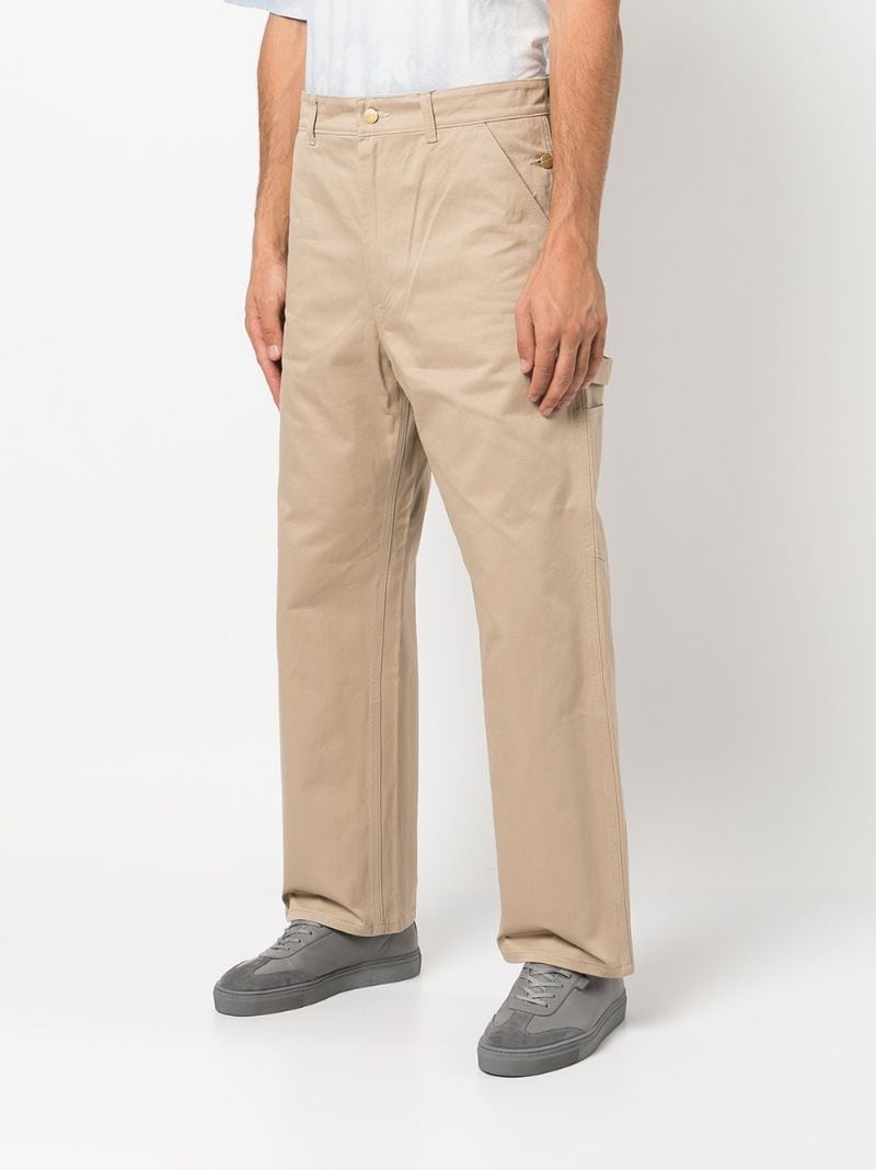 straight-leg cotton trousers 3