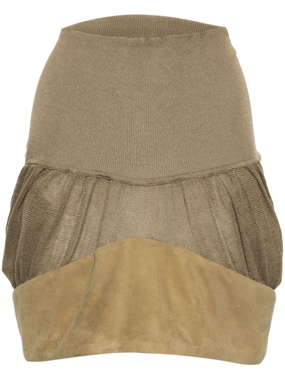 Grace peplum miniskirt - 1