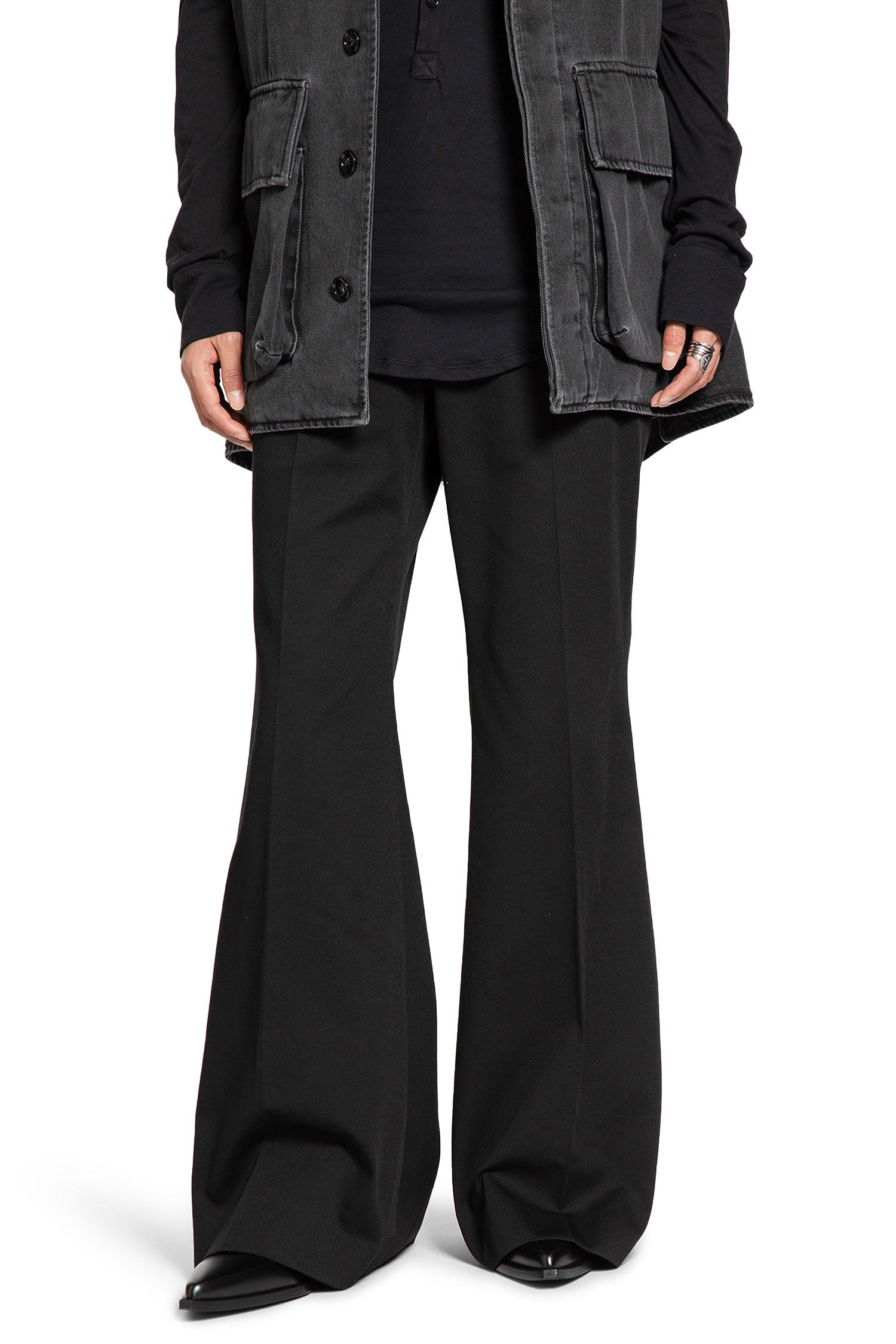 Leek Relaxed Bootcut Trousers - 5