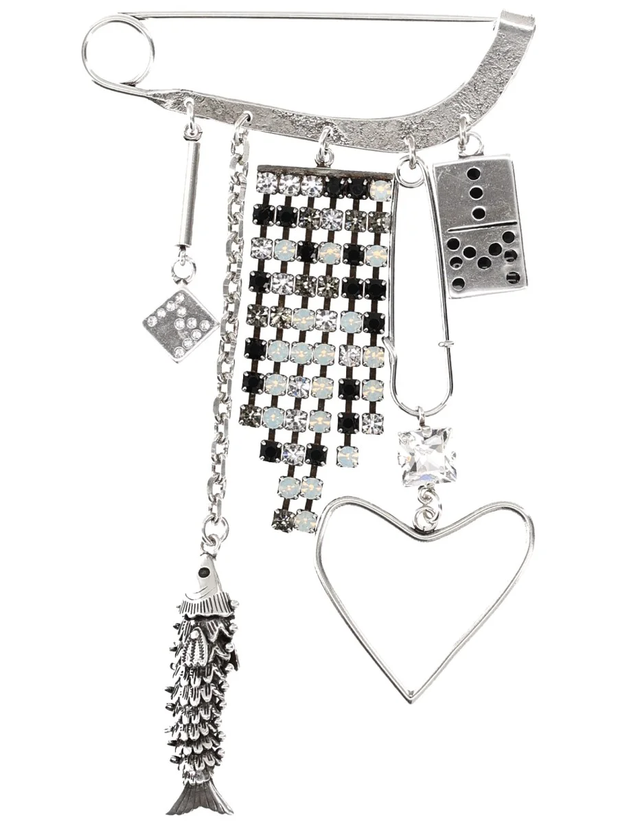 ABBY BROOCH WITH PENDANTS - 1