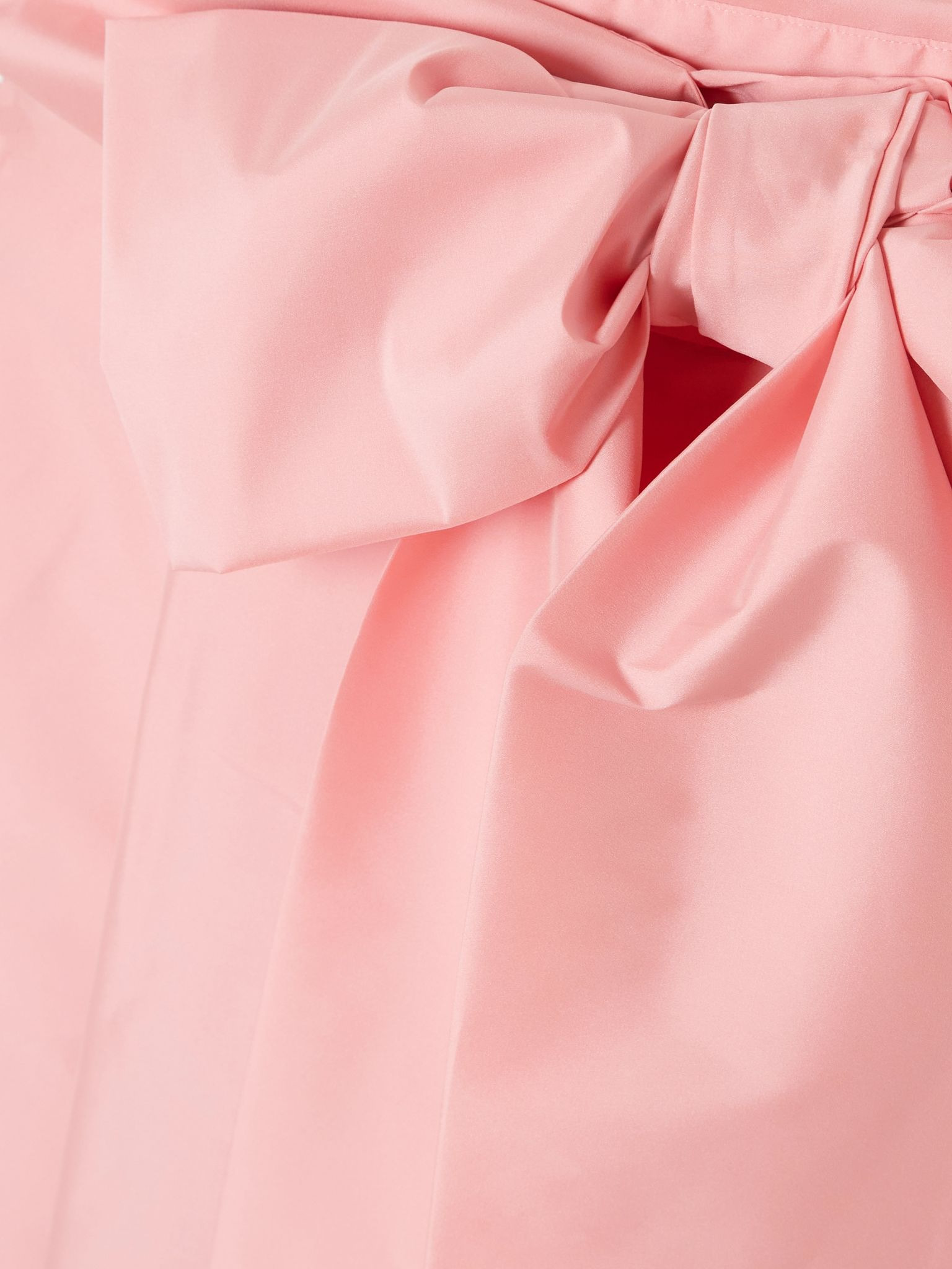 Beatrice belted taffeta maxi skirt Pink - 4