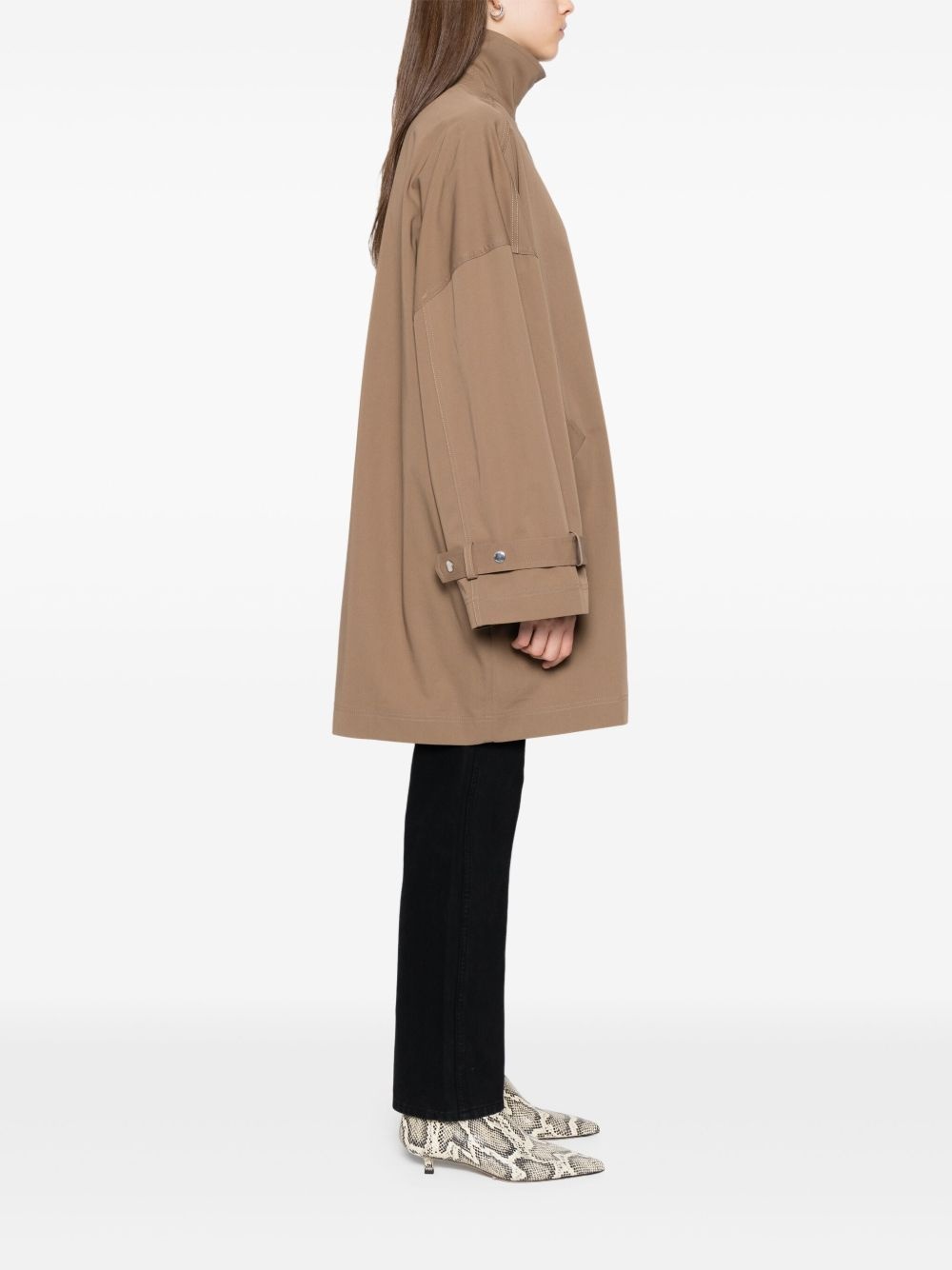 oversized trench coat - 3