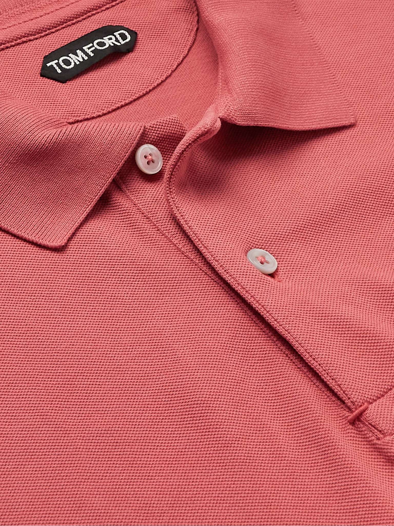 Garment-Dyed Cotton-Piqué Polo Shirt - 5