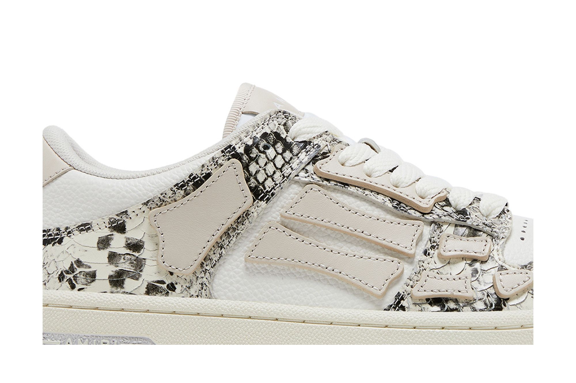 Amiri Wmns Skel Top Low 'Alabaster Snakeskin' - 2