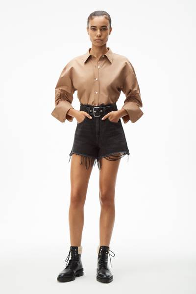 Alexander Wang BELTED PAPERBAG SHORTS outlook