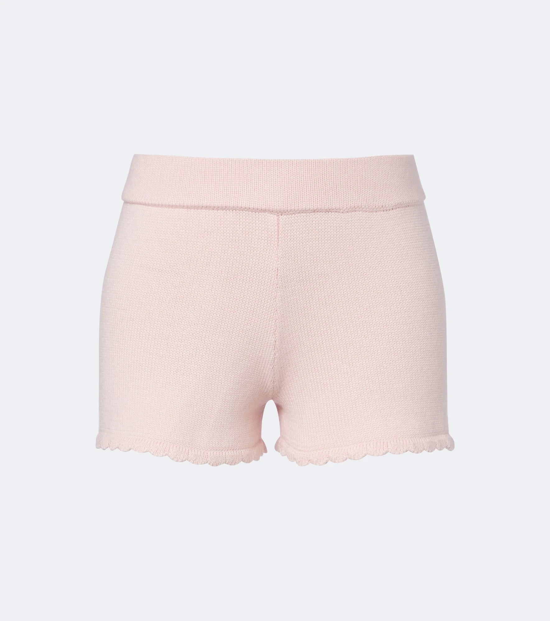 Maisie knitted wool shorts - 1