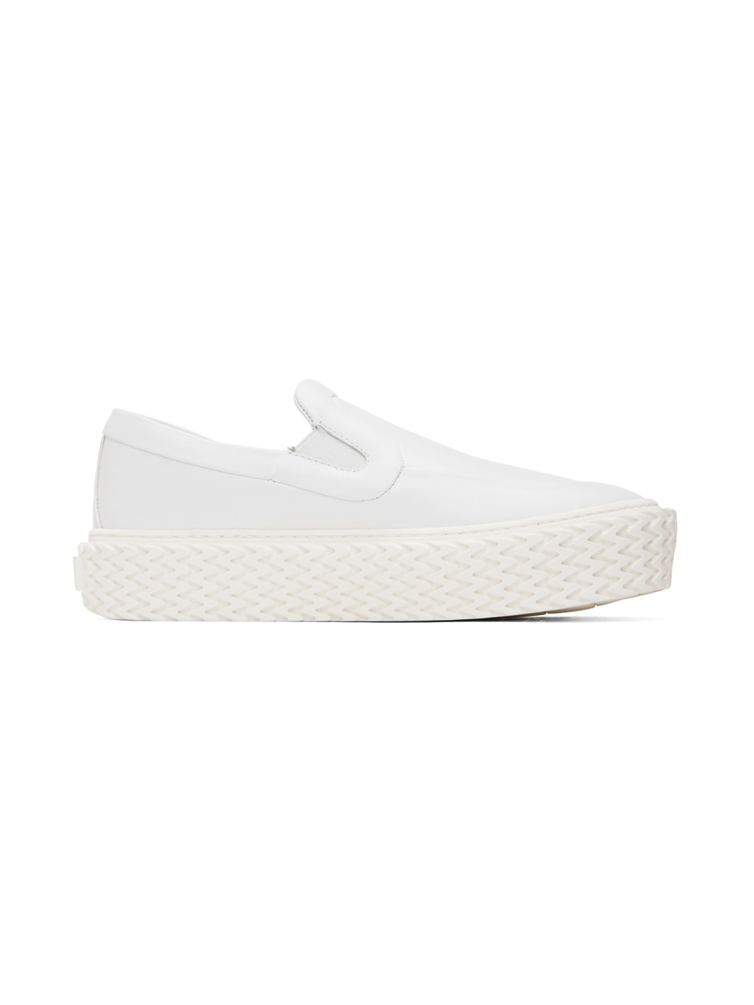 White Curbies Slip-On Sneakers - 1