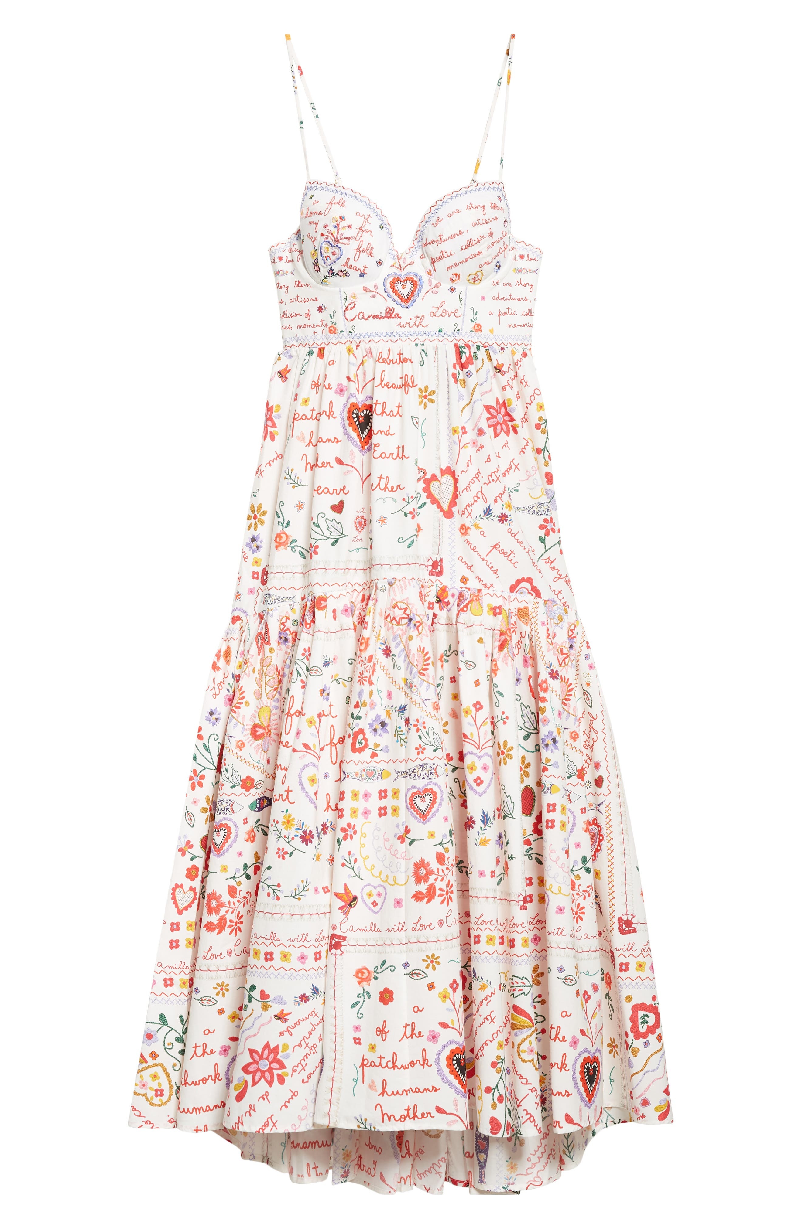 Camilla Tiered Organic Cotton Poplin Sundress in A Kitsch In Time at Nordstrom - 5