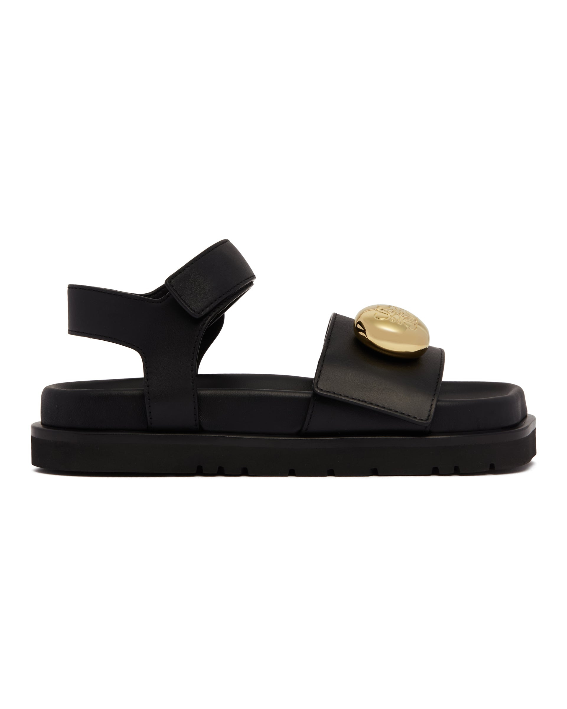 Black Pebble Fussbett Sandals - 2