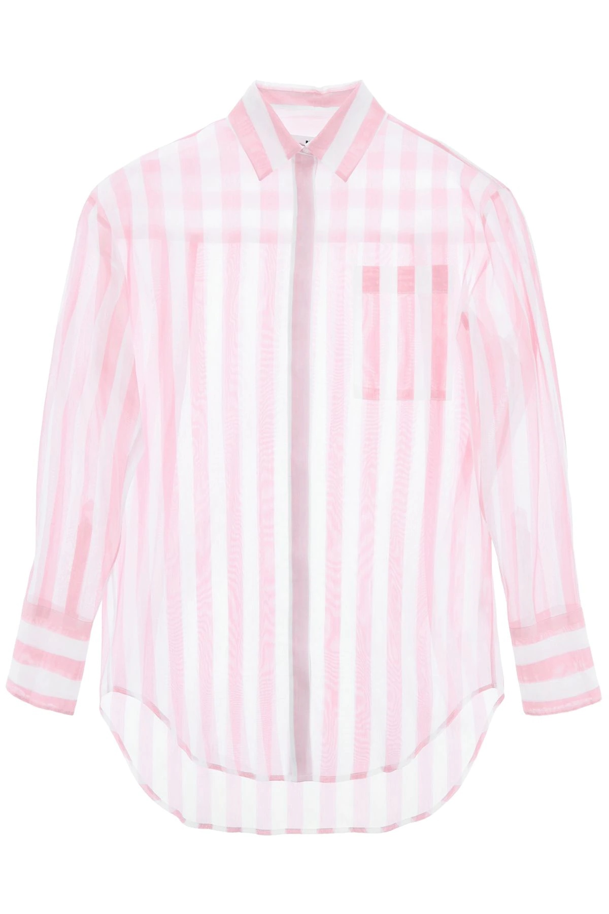 STRIPED ORGANZA SHIRT - 1