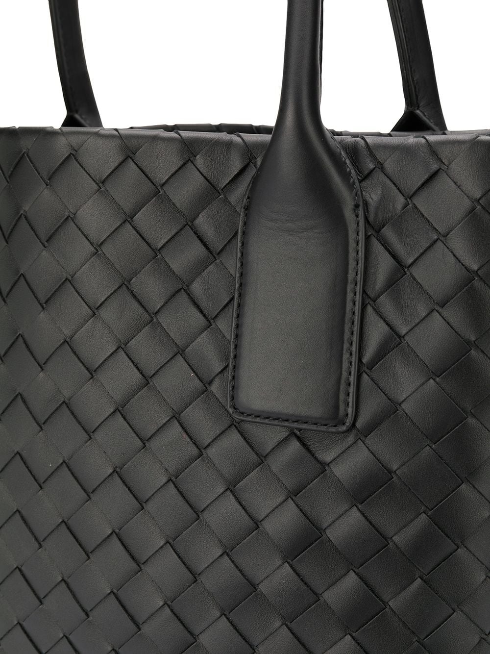 intrecciato weave tote - 4