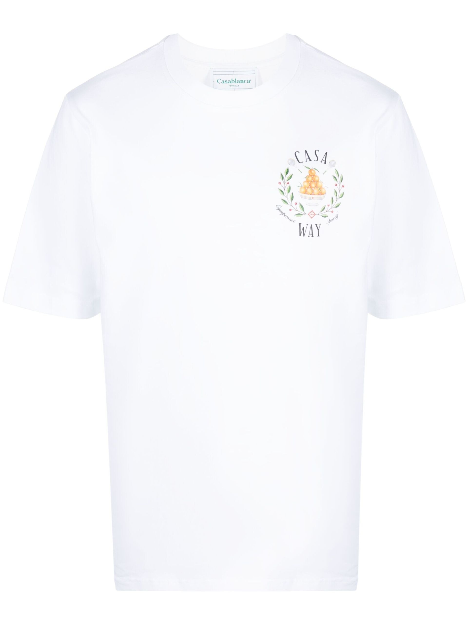 White Casa Way Graphic-Print T-Shirt - 1