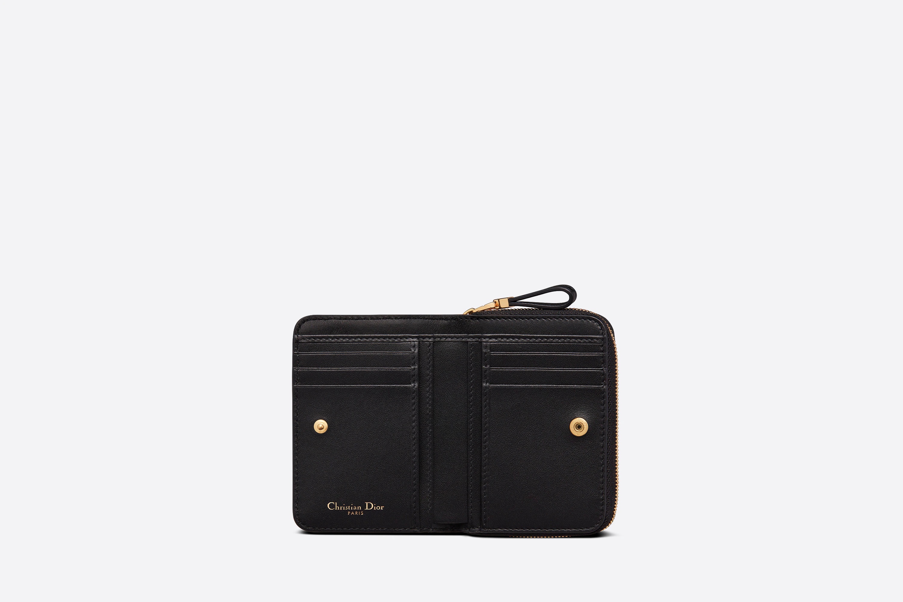 Dior Caro Compact Zipped Wallet - 3